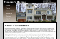 Sycamore Homes Web Page (thumbnail)